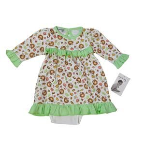 NWT Magnolia Baby 3M Giving Thanks Ruffle Dress